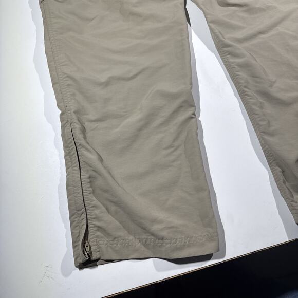 The North Face Pants Mens XL Tan Paramount Pro Convertible Hiking Outdoor Belted - Picture 8 of 14